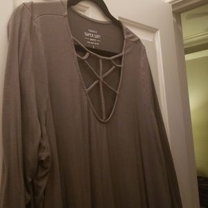 Torrid 3/4 length sleeve top